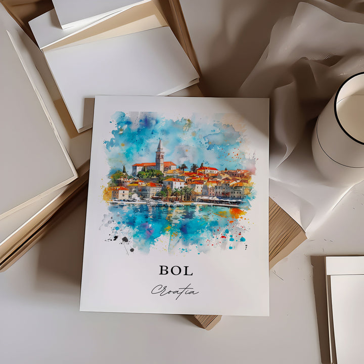 Bol Wall Art - Croatia Print