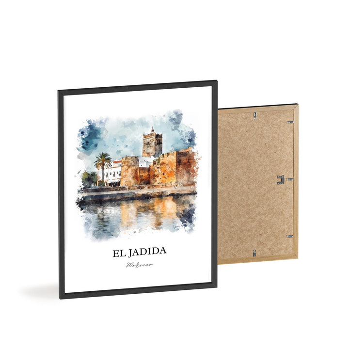 El Jadida, Morocco – Watercolor Art Print