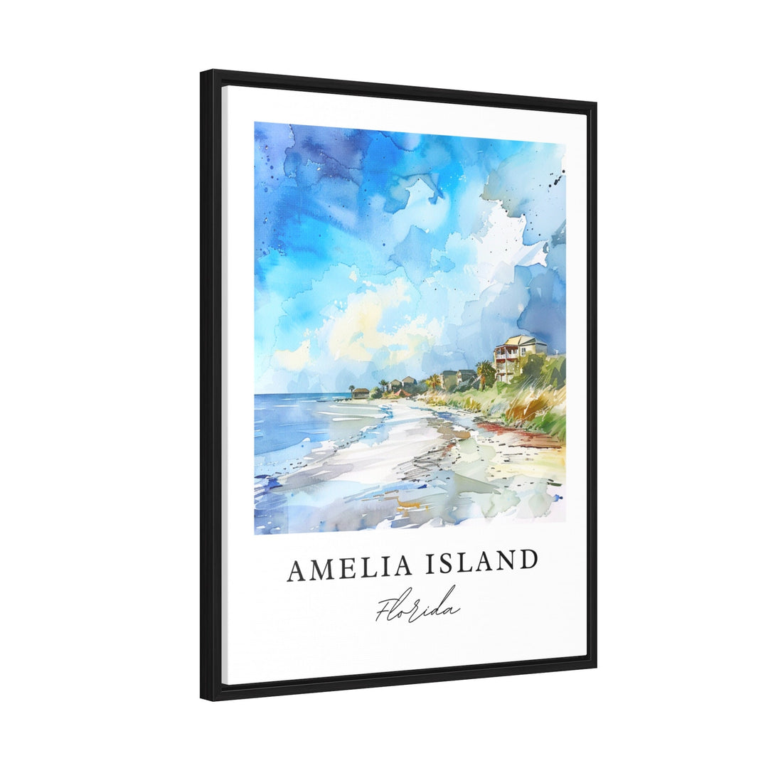 Amelia Island Art Print, Amelia Island Print, Florida Wall Art, Jacksonville Gift, Travel Poster, Housewarming Gift
