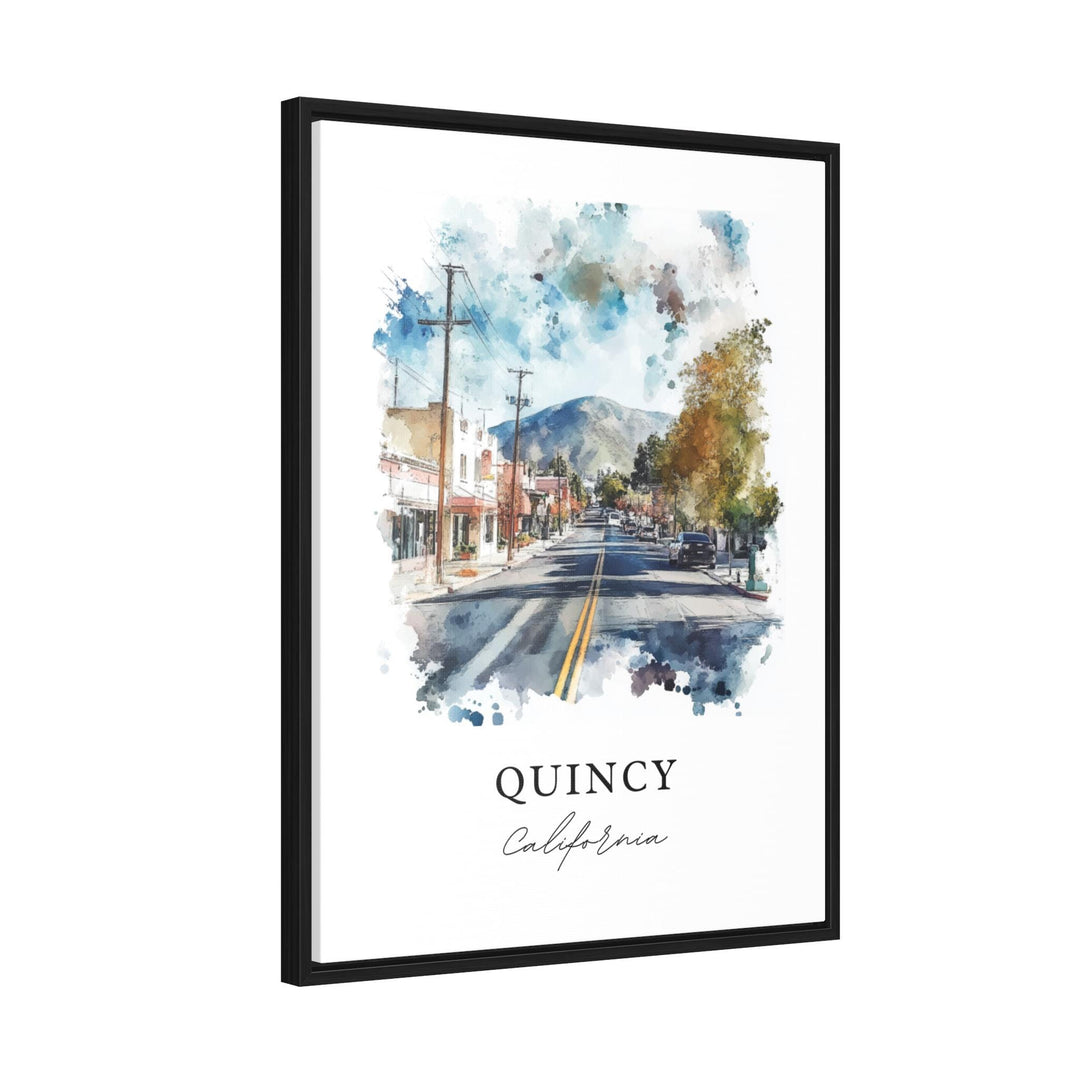 Quincy CA Wall Art - California Print