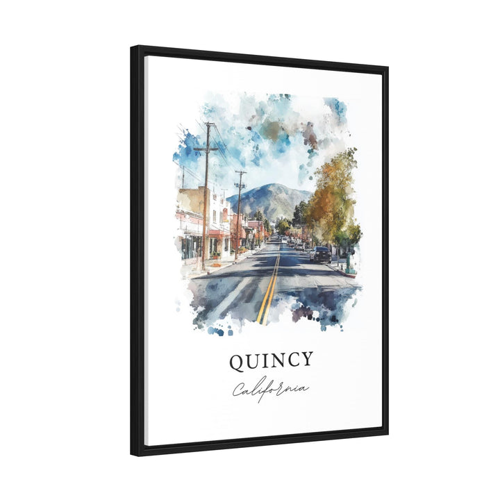 Quincy CA Wall Art - California Print