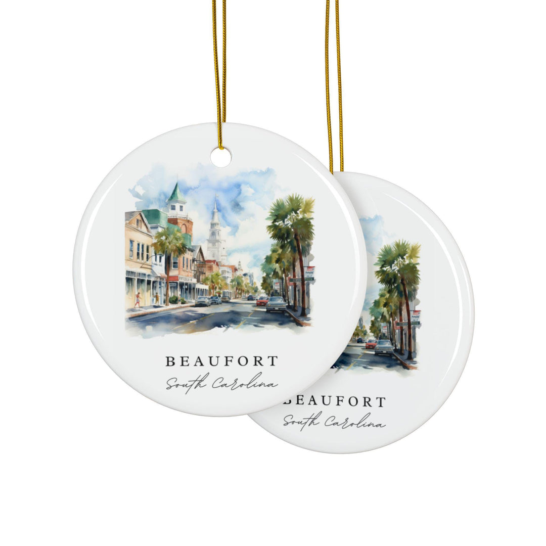 Beaufort SC Ornament: Unique Beaufort Souvenir, South Carolina Xmas Decor, and Authentic South Carolina Gift