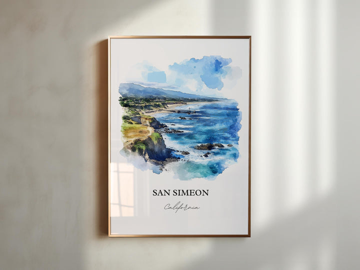 San Simeon Wall Art - California Print