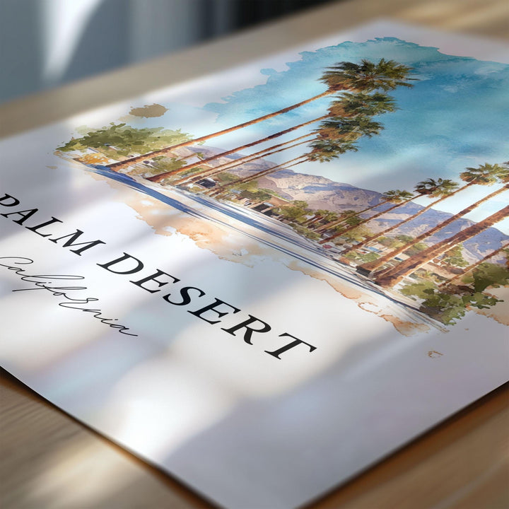 Palm Desert Wall Art - California Print