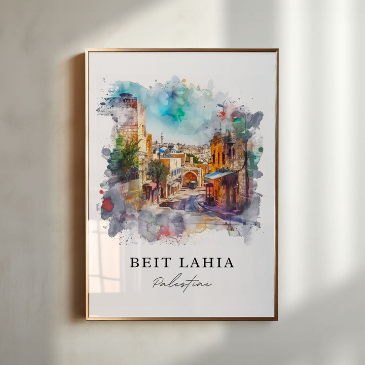 Beit Lahia Wall Art - Palestine Print