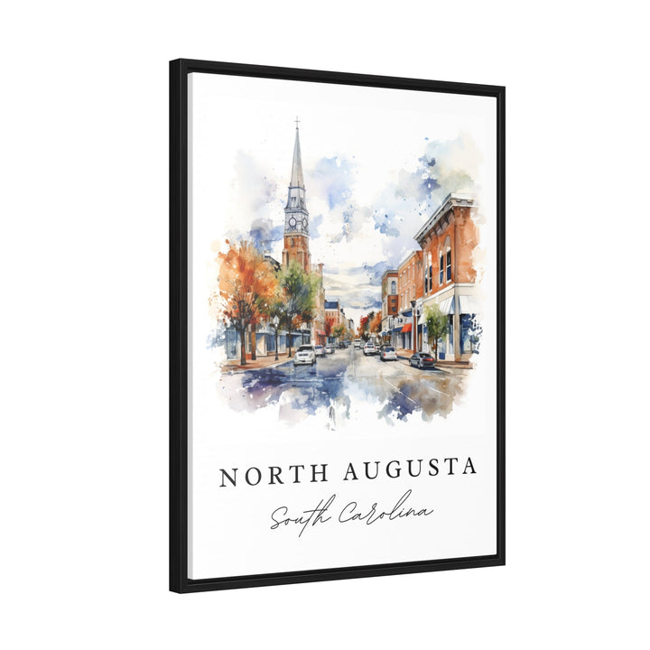 North Augusta SC wall art - South Carolina, North Augusta poster print, North Augusta gift, Birthday present, Custom Text, Perfect Gift