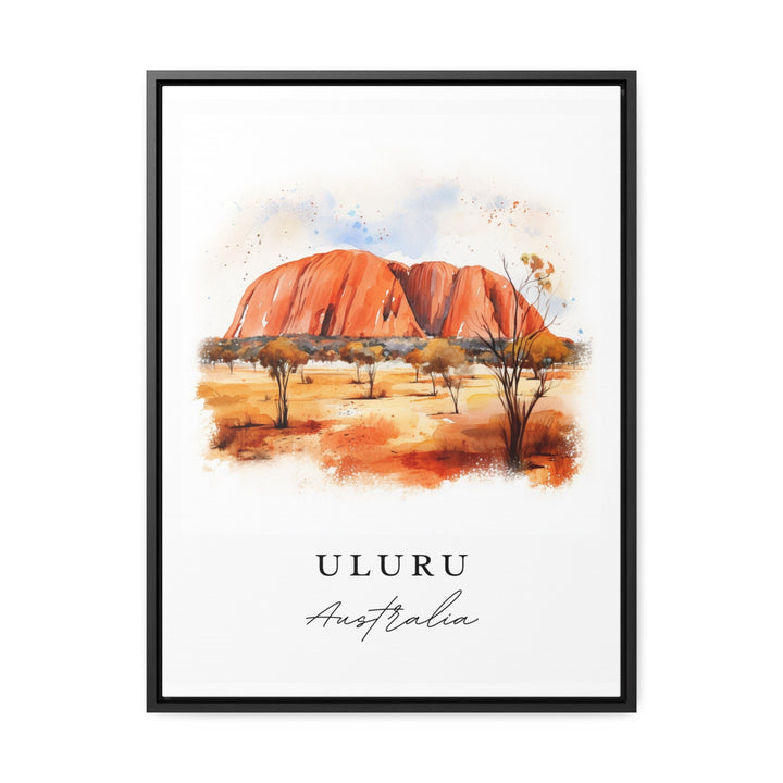 Uluru Australia wall art - Australia, Uluru poster print, Uluru Aus Wedding gift, Birthday present, Custom Text, Perfect Gift