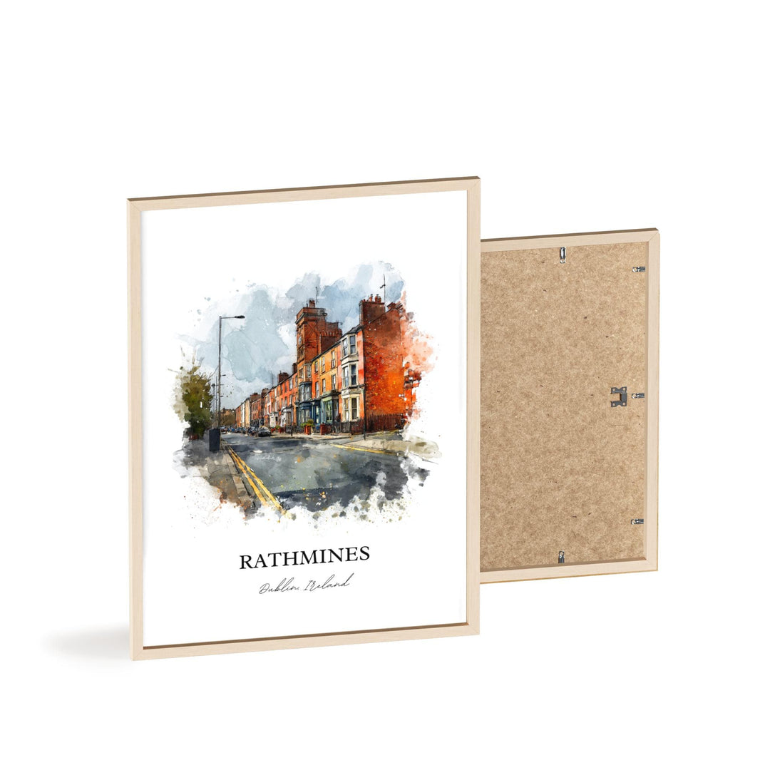 Rathmines, Ireland – Watercolor Art Print