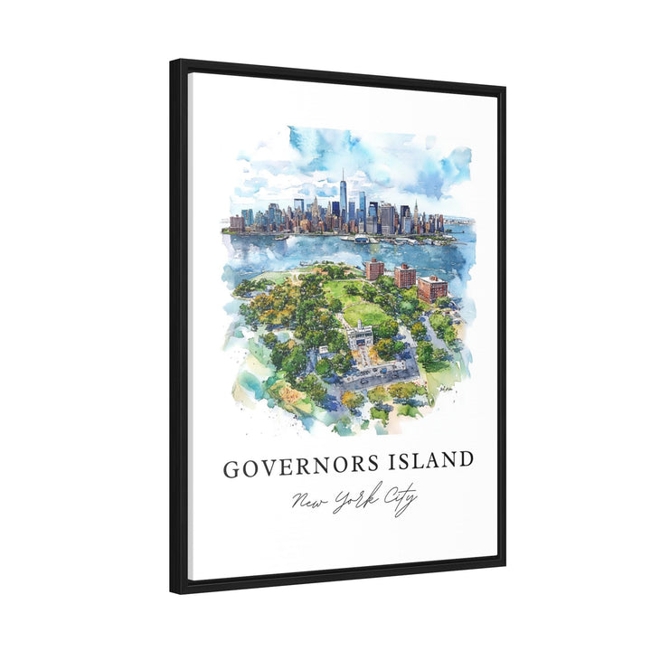 Governors Island, USA – Watercolor Art Print
