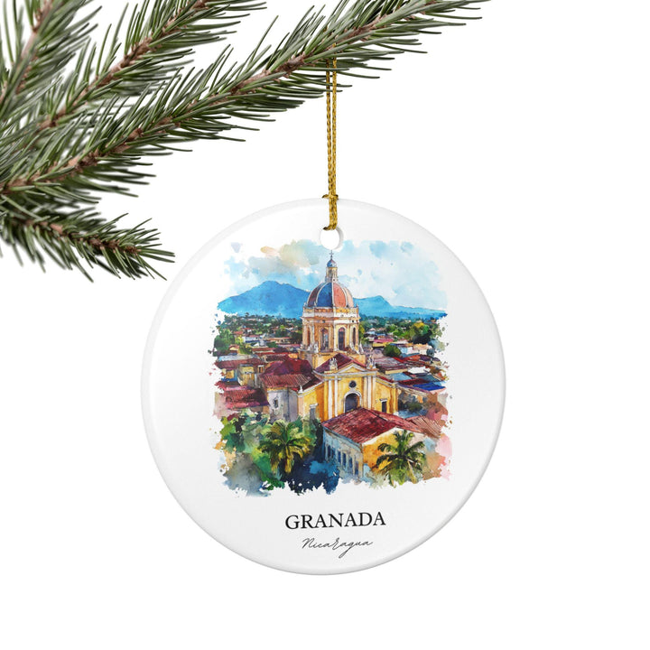 Granada Nicaragua Ornament: Unique Granada Souvenir, Nicaragua Xmas Decor, and Authentic Nicaragua Gift