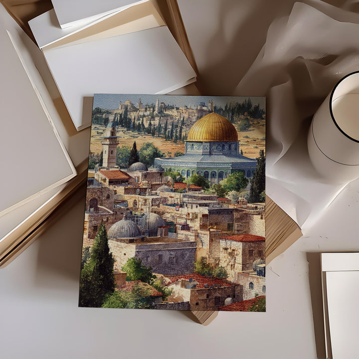 Jerusalem, Israel – Watercolor Art Print