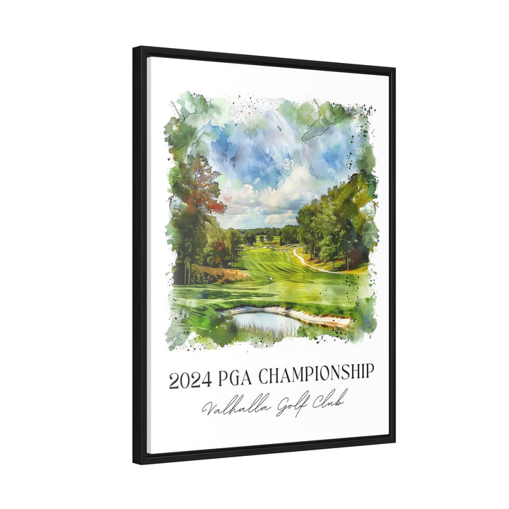 Valhalla Golf Club Art, 2024 PGA Tour Print, Valhalla Golf Watercolor, 2024 PGA Tour Gift,