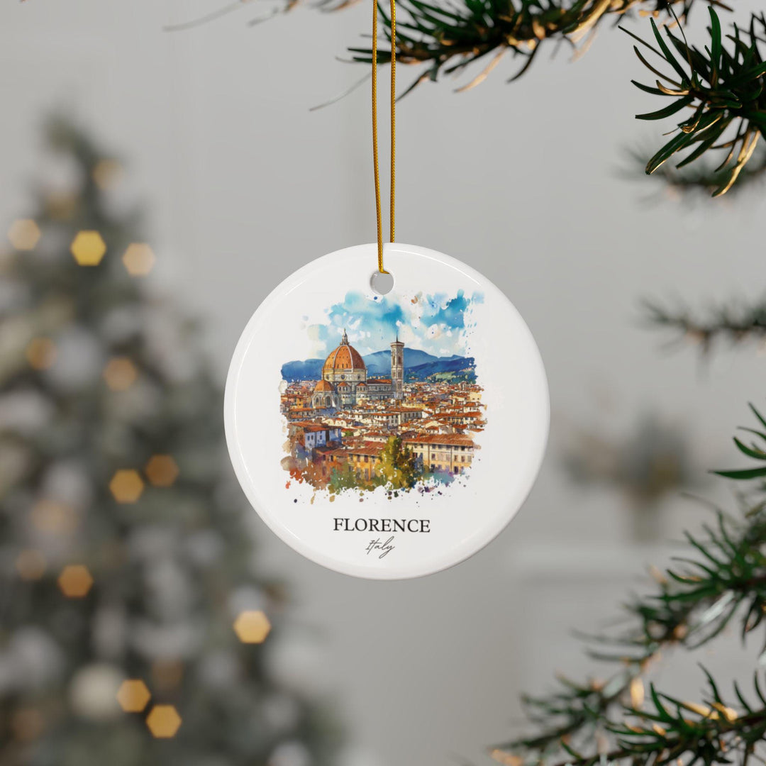 Florence Italy Ornament: Unique Florence Souvenir, Florence Xmas Decor, and Authentic Florence Italy Gift