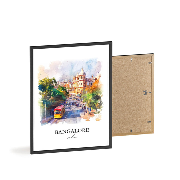 Bangalore, India – Watercolor Art Print