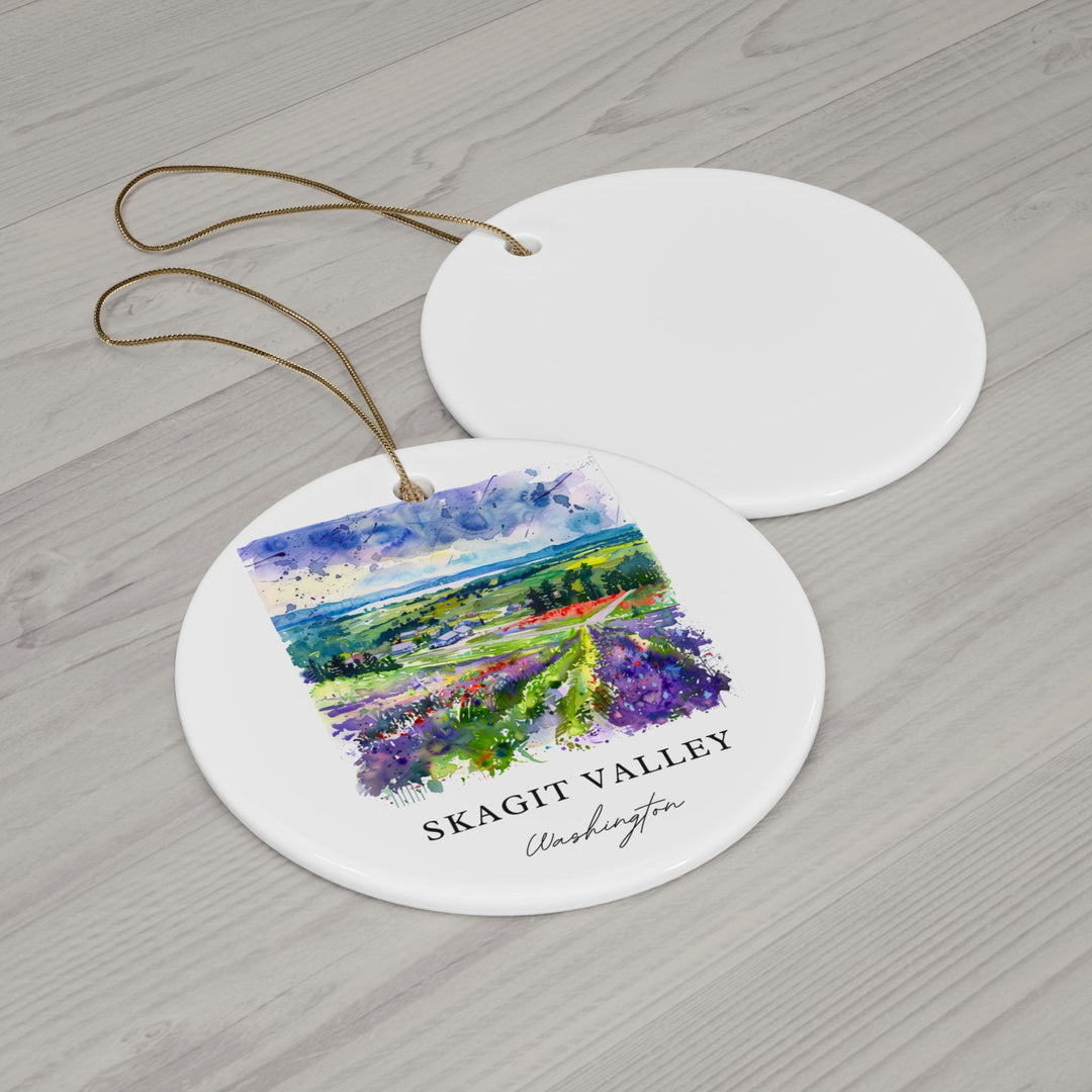 Skagit Valley Ornament: Unique Skagit Valley Souvenir, Anacortes Xmas Decor, and Authentic Skagit Valley Washington Christmas Gift