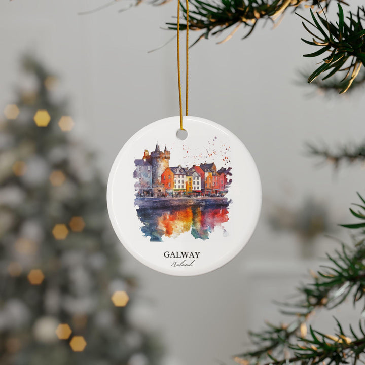 Galway Ireland Ornament: Unique Galway Souvenir, Galway Xmas Decor, and Authentic Galway Ireland Gift