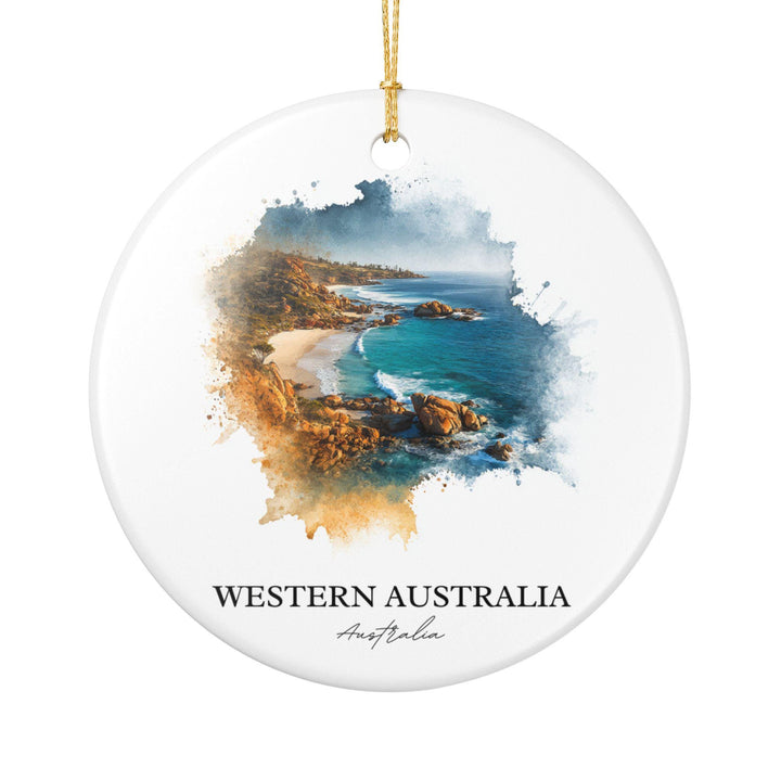 Western Australia Ornament: Unique Australia Souvenir, Australia Xmas Decor, and Authentic Western Australia Gift