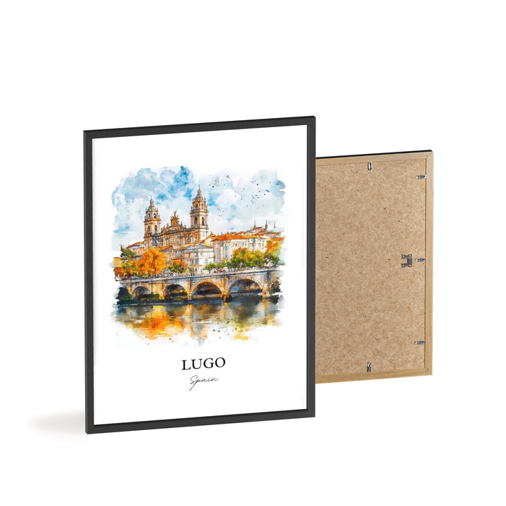 Lugo Spain Travel Print Wall Art Galicia Spain Wall Hanging Home Décor Lugo Spain Gift Art Lovers Spain Art Lover Gift Lugo Poster