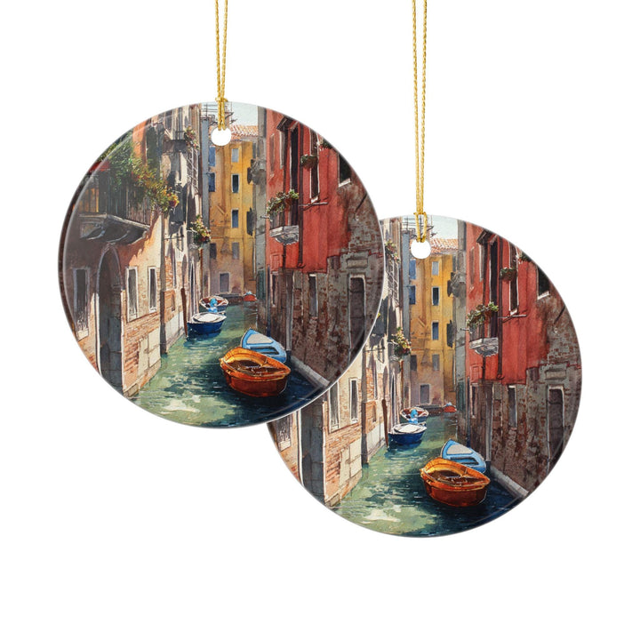Venice IT Ornament: Unique Venice Souvenir, Venice Xmas Decor, and Authentic Venice Canals Gift