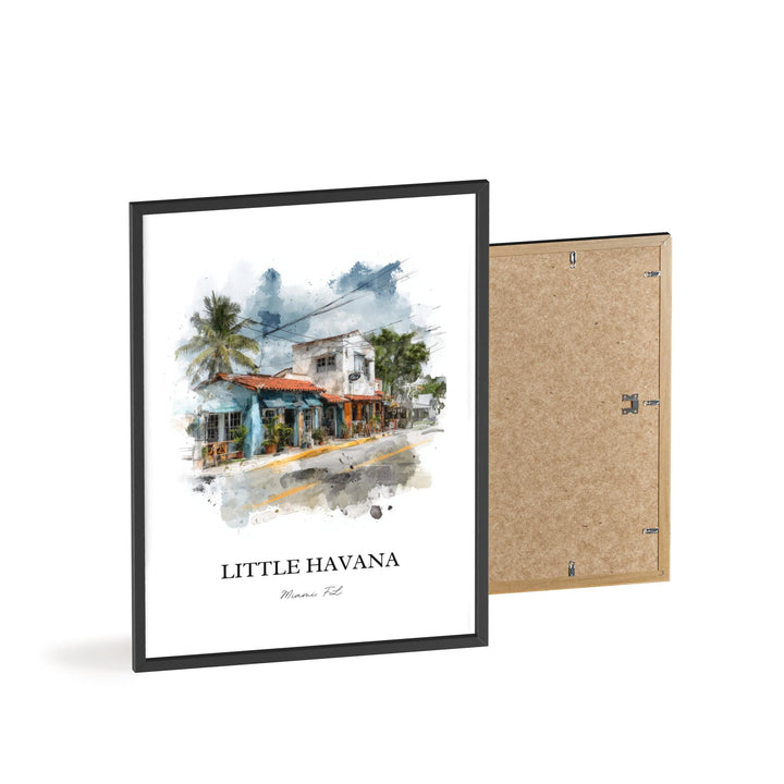 Little Havana, Florida – Watercolor Art Print