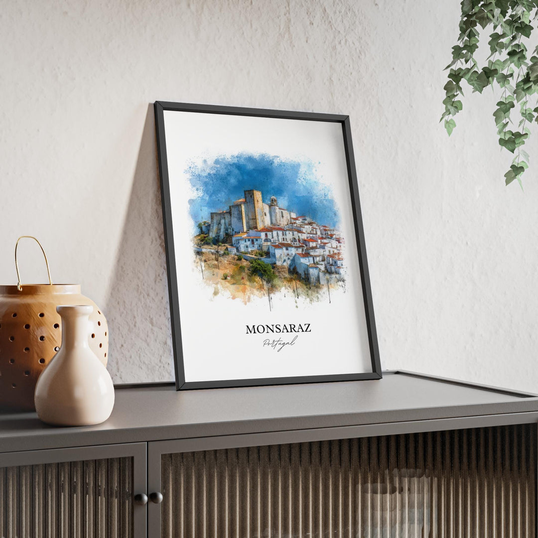 Monsaraz, Portugal – Watercolor Art Print