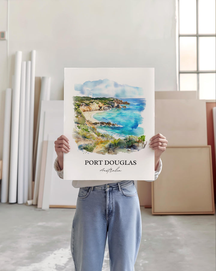 Port Douglas, Australia – Watercolor Art Print