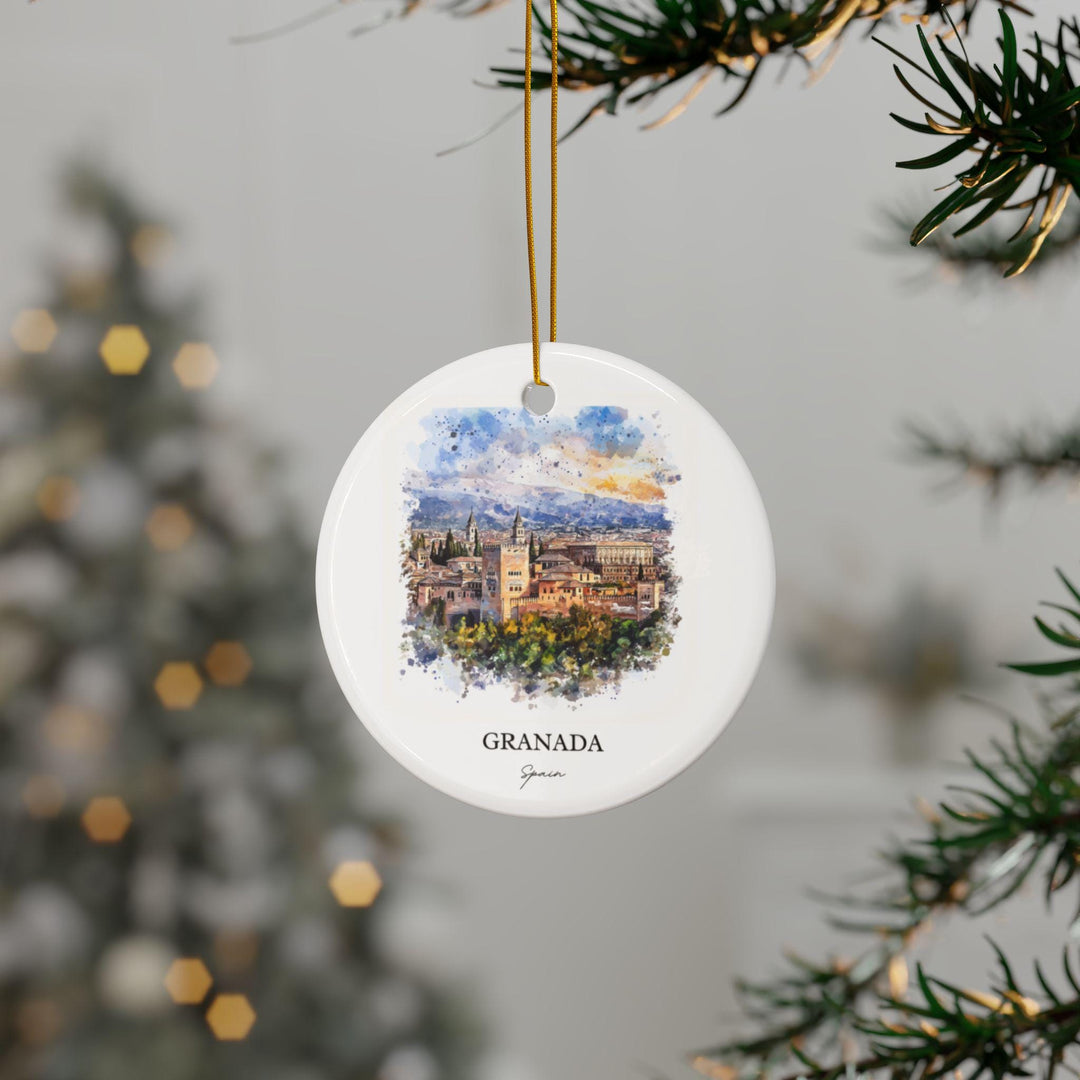 Granada Spain Ornament: Unique Granada Souvenir, Granada Xmas Decor, and Authentic Granada Spain Gift