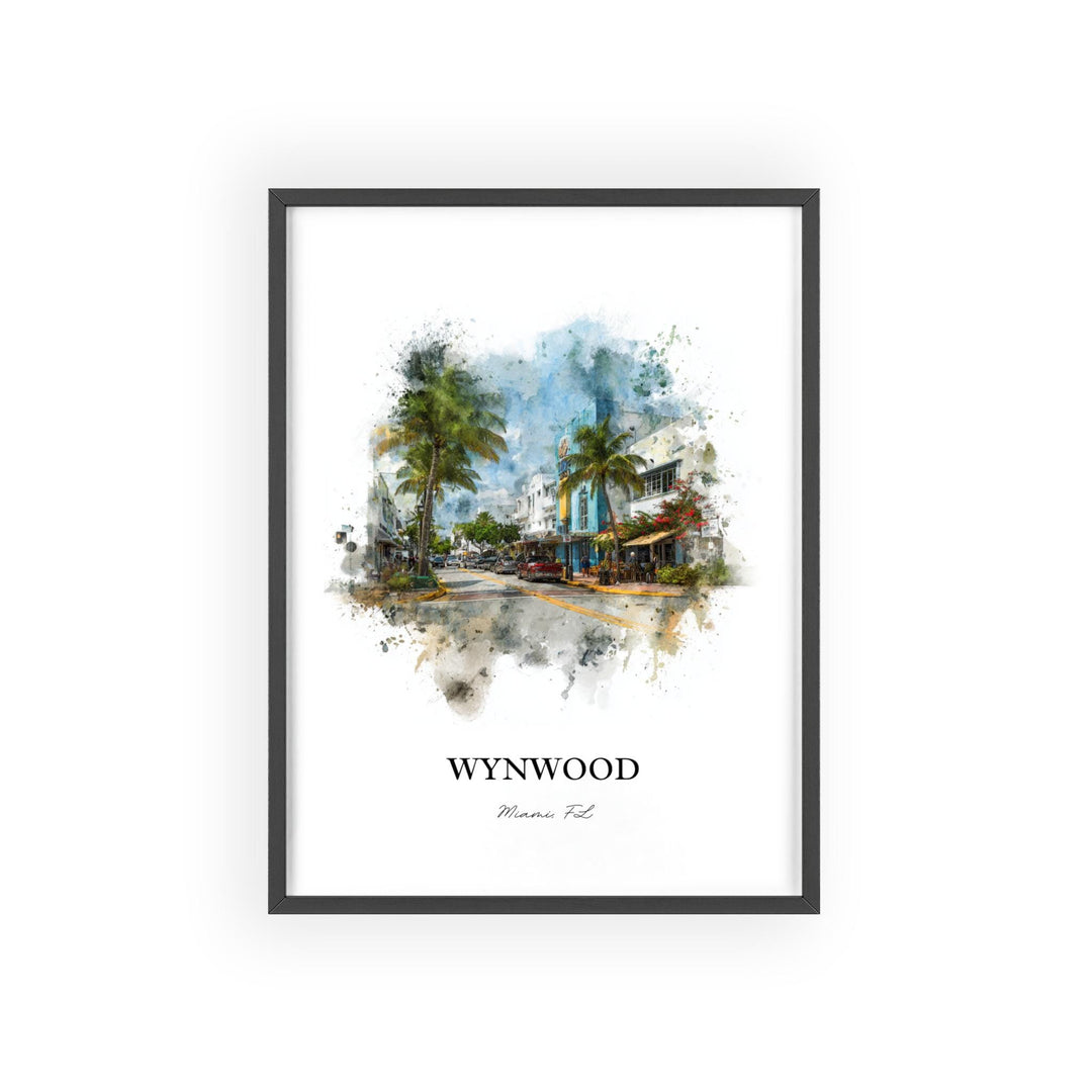 Wynwood, Florida – Watercolor Art Print