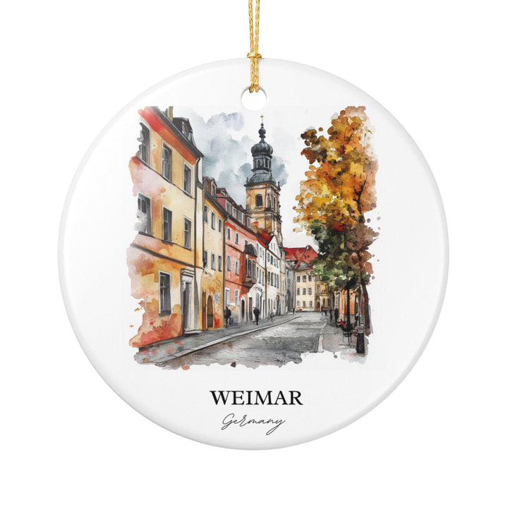 Weimar Germany Ornament: Unique Weimar Souvenir, Weimar Xmas Decor, and Authentic Weimar Germany Gift