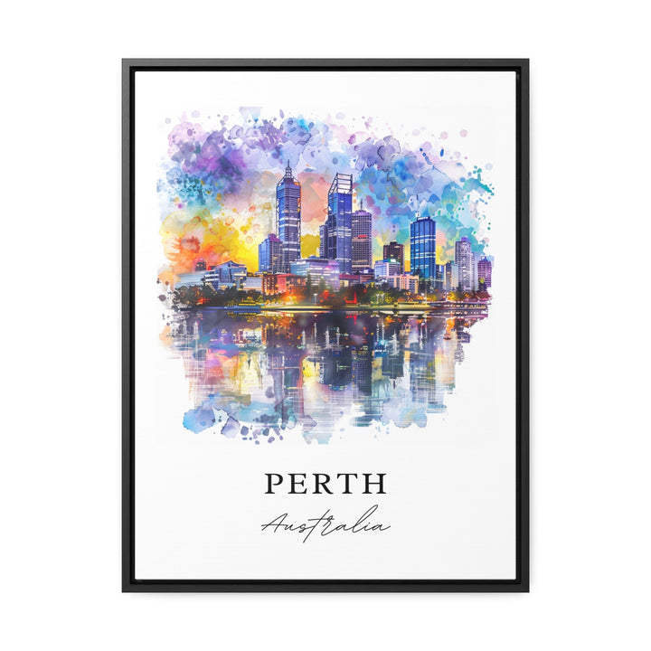 Perth Australia Wall Art, Perth Print, Perth Watercolor, Perth Australia Gift,