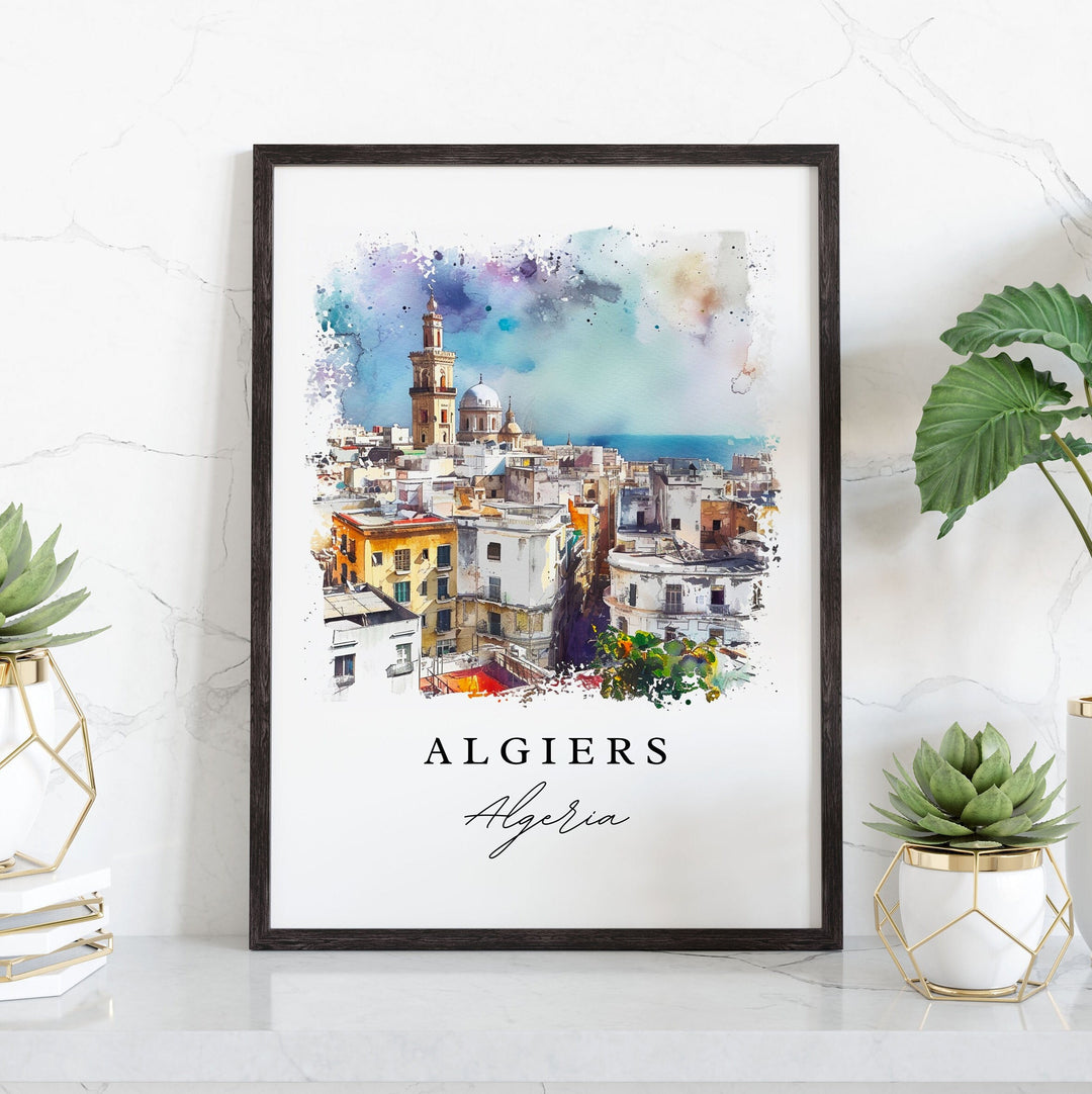 Algiera Wall Art - Algeria Print