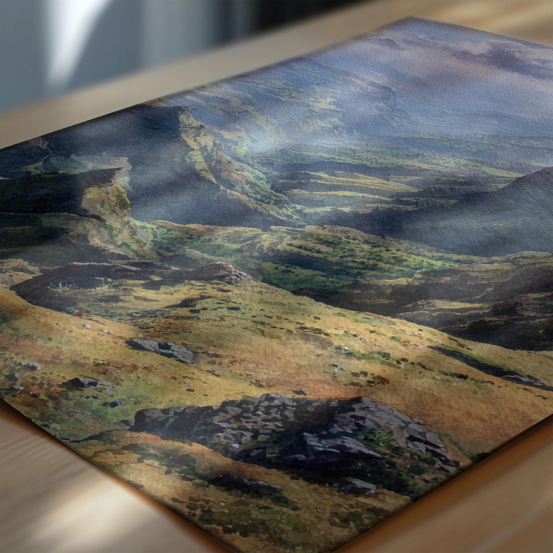 Simien Mountains, Ethiopia – Watercolor Art Print