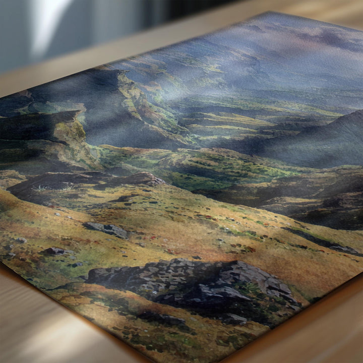 Simien Mountains, Ethiopia – Watercolor Art Print