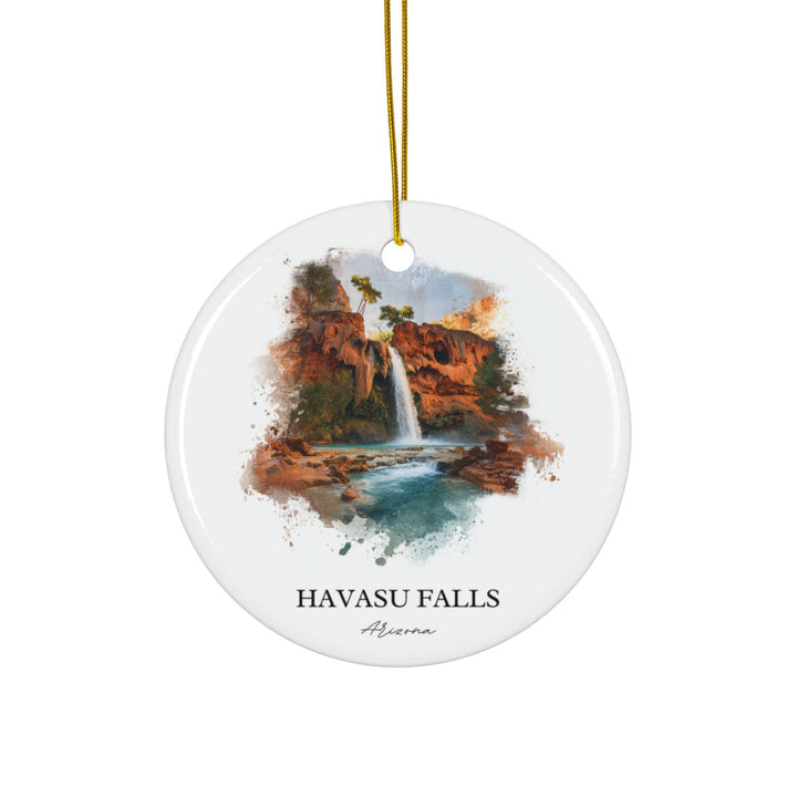 Havasu Falls Ornament: Unique Havasu Falls Souvenir, Arizona Xmas Decor, and Authentic Havasu Falls Gift