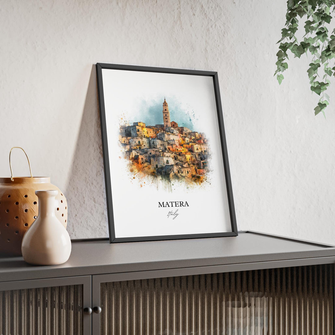 Matera, Italy – Watercolor Art Print