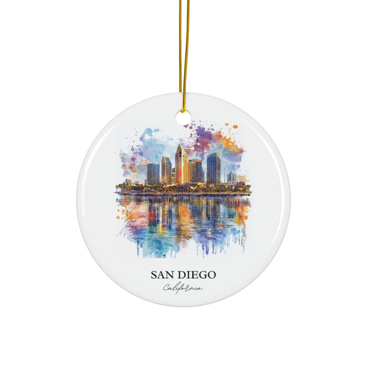 San Diego California Ornament: Unique San Diego Souvenir, San Diego Xmas Decor, and Authentic San Diego CA Gift