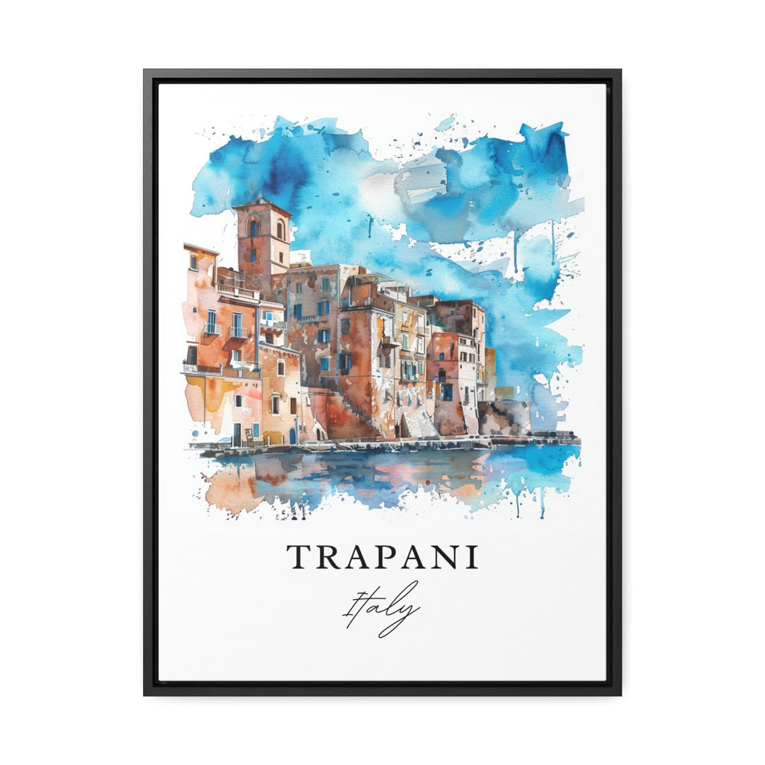 Trapani Italy Art, Trapani Print, Italy Wall Art, Trapani Italy Gift, Trapani Travel Print, Travel Poster, Travel Gift, Housewarming Gift