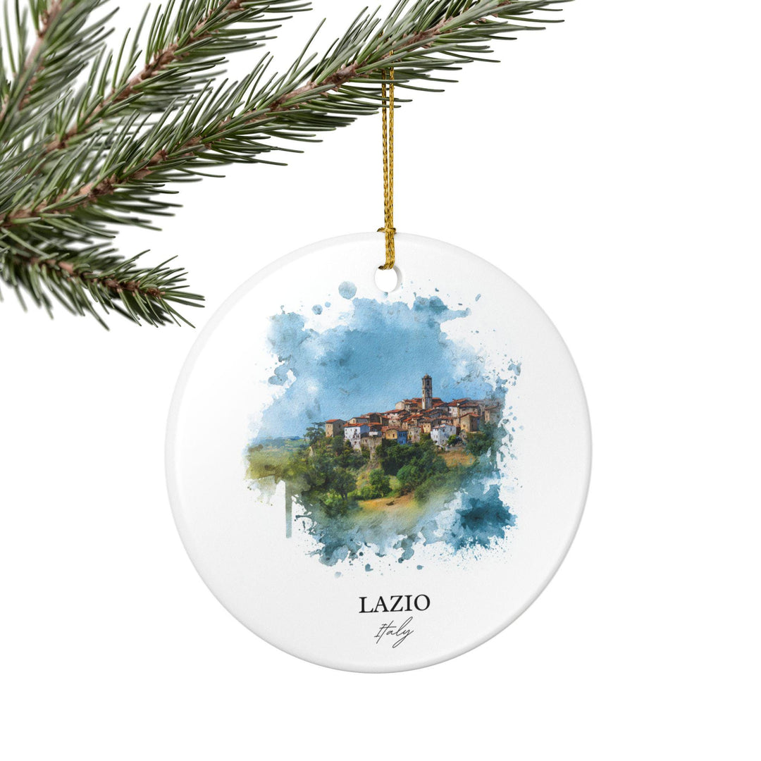 Lazio Italy Ornament: Unique Lazio Italy Souvenir, Lazio Italy Xmas Decor, and Authentic Lazio Region Italia Gift