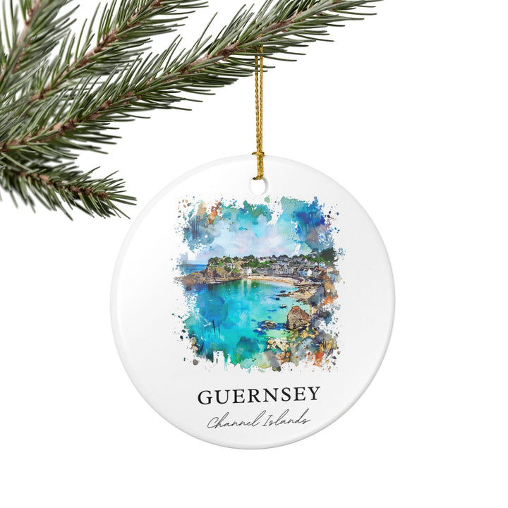 Guernsey Ornament: Unique Channel Islands Souvenir, Channel Islands Xmas Decor, and Authentic Channel Islands Gift