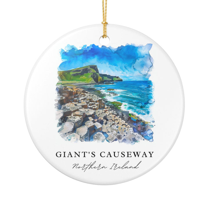 Giants Causeway Ornament: Unique Northern Ireland Souvenir, Giants Causeway Xmas Decor, and Authentic Northern Ireland Gift