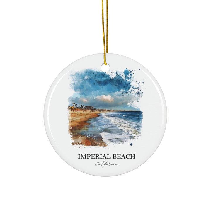 Imperial Beach CA Ornament: Unique Imperial Beach Souvenir, San Diego Xmas Decor, and Authentic San Diego Gift