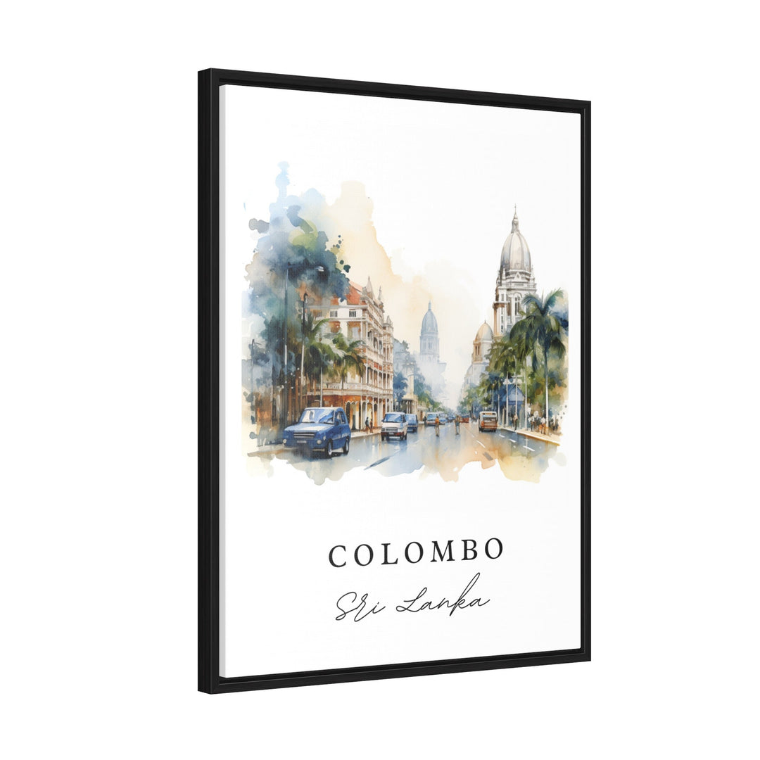 Colombo Sri Lanka wall art - Sri Lanka, Colombo print, Sri Lanka capital gift, Sri Lanka Birthday present, Custom Text, Perfect Gift