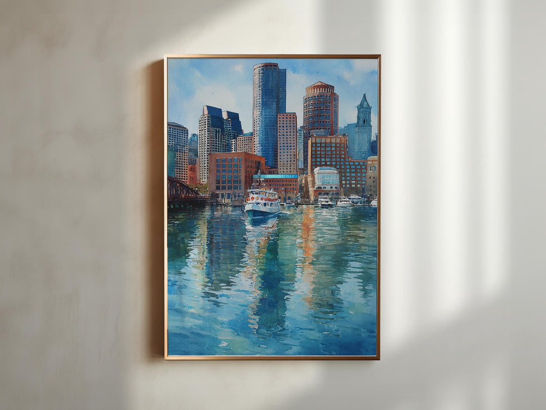 Boston, USA – Watercolor Art Print