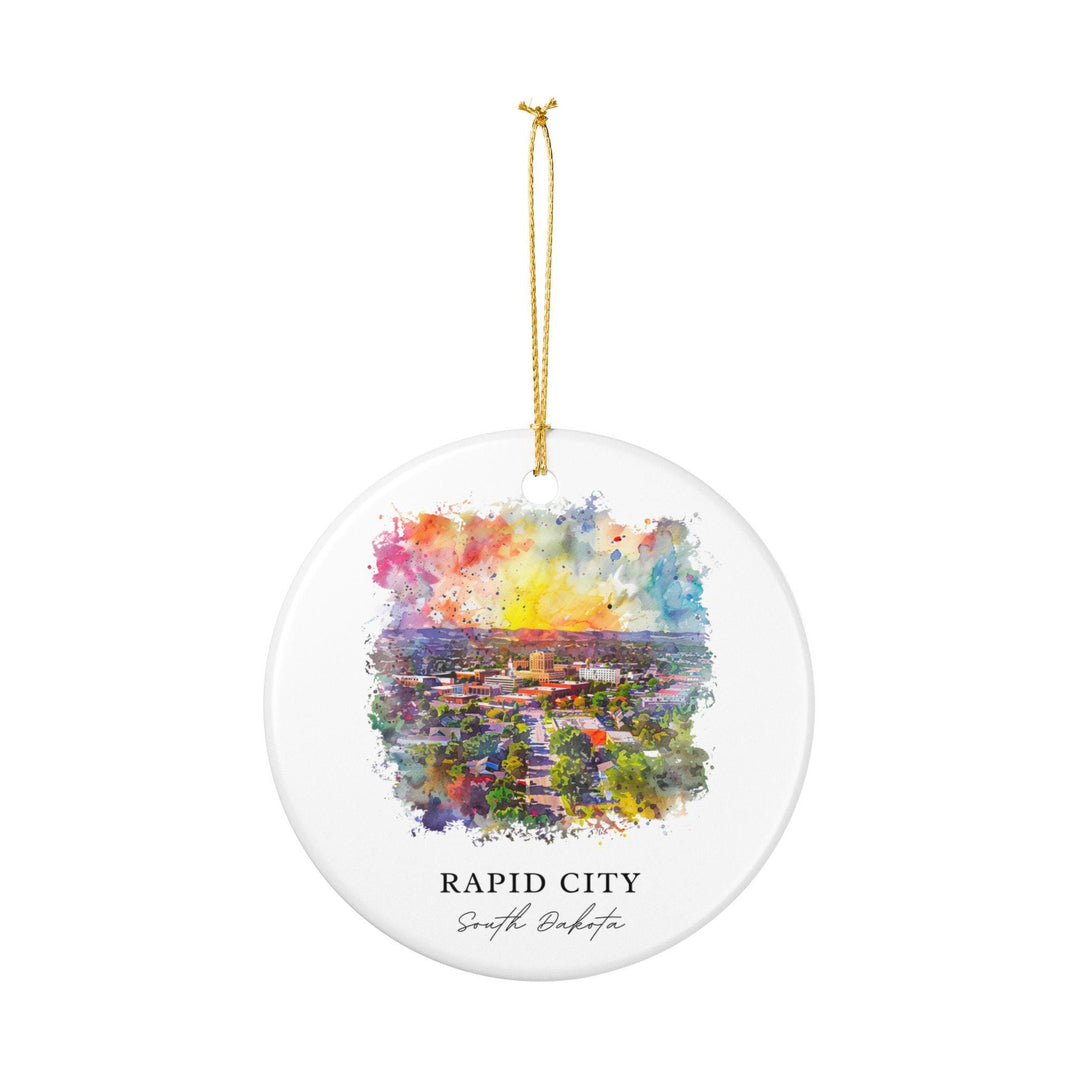 Rapid City SD Ornament: Unique Rapid City Souvenir, Rapid City Xmas Decor, and Authentic Rapid City SD Gift