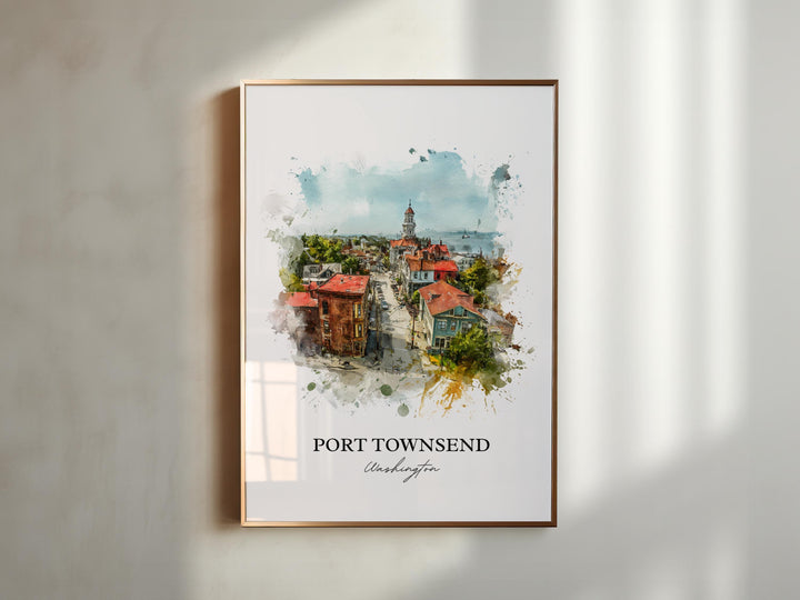 Port Townsend, Washington – Watercolor Art Print
