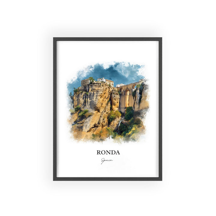 Ronda, Spain – Watercolor Art Print