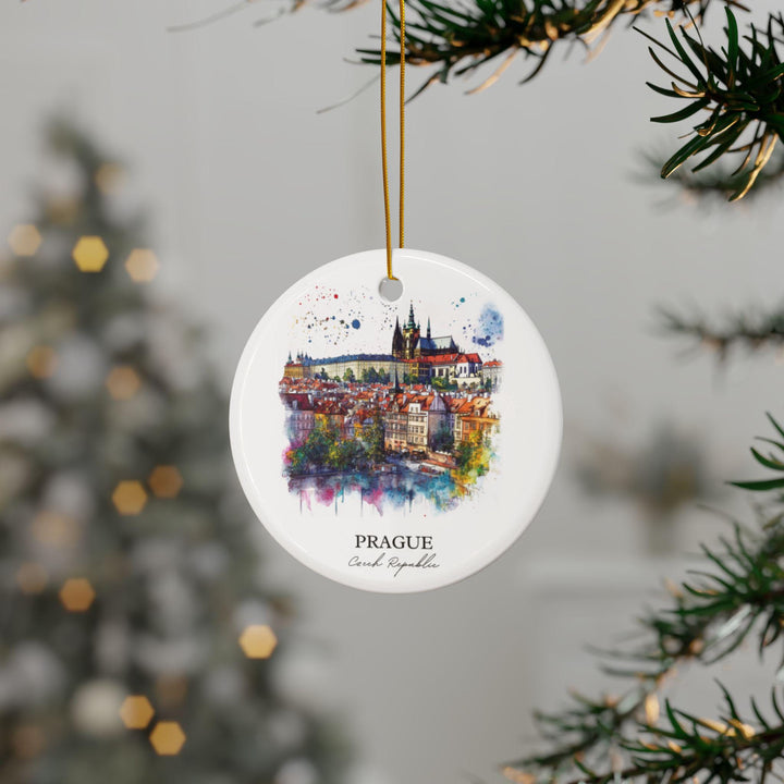 Prague Ornament: Unique Prague Czech Republic Souvenir, Czech Republic Xmas Decor, and Authentic Prague Gift