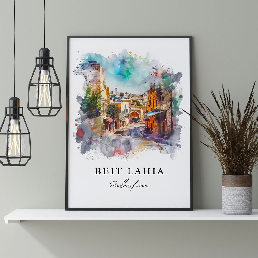 Beit Lahia Wall Art - Palestine Print