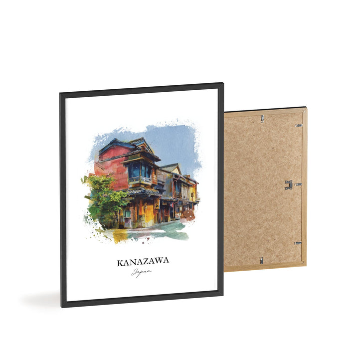 Kanazawa, Japan – Watercolor Art Print