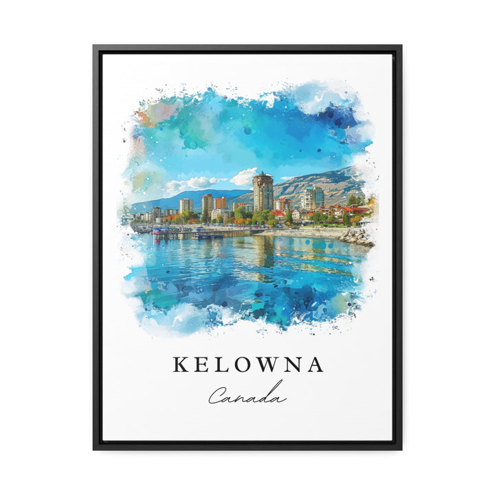 Kelowna Canada wall art - Canada, Kelowna print, Kelowna Wedding gift, Kelowna Birthday present, Custom Text, Perfect Gift